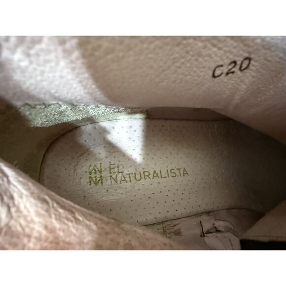 El Naturalista Women’s Size 9.5 Leather Zip Heeled Ankle Boots Brown Boho Chic - Picture 10 of 10